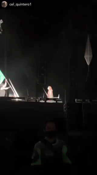 Tommy Lee ondeando la bandera mexicana  en concierto en CDMX